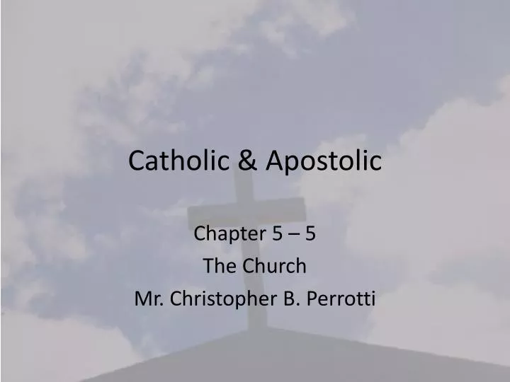 catholic apostolic