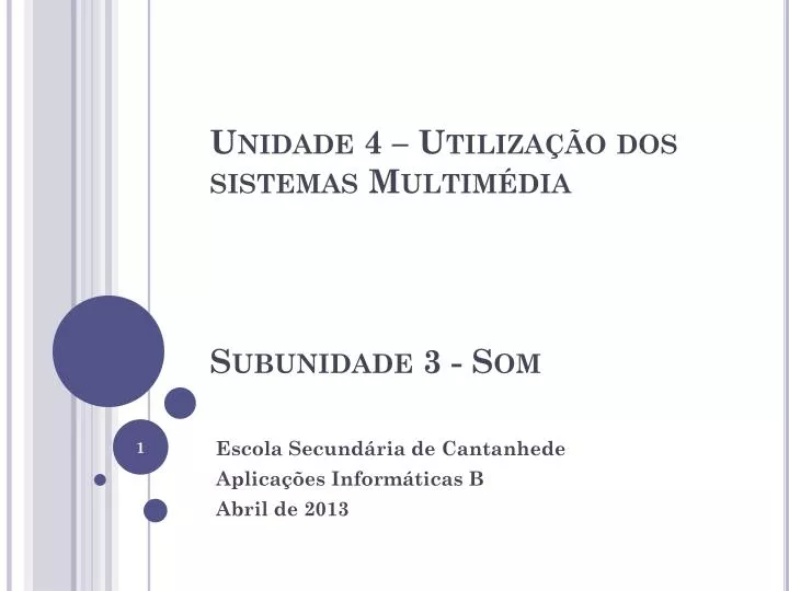 subunidade 3 som