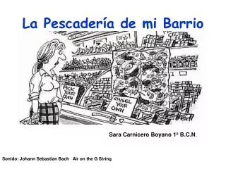 la pescader a de mi barrio