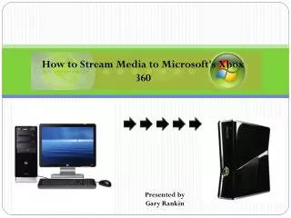 How to Stream Media to Microsoft's Xbox 360