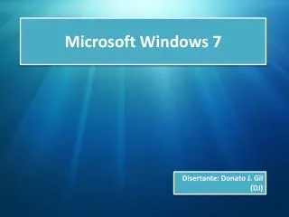 microsoft windows 7