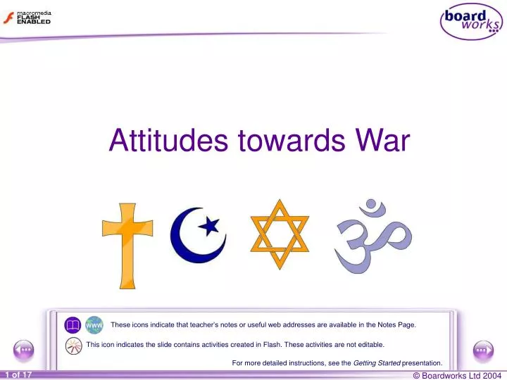 attitudes towards war