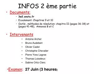 infos 2 me partie