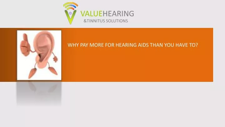 value hearing tinnitus solutions