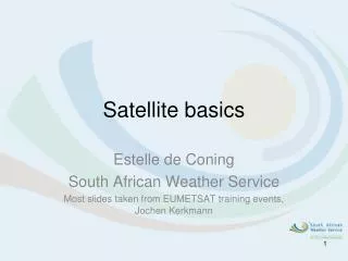Satellite basics