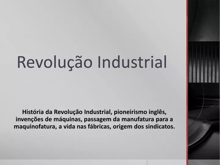 revolu o industrial