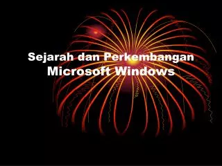 sejarah dan perkembangan microsoft windows