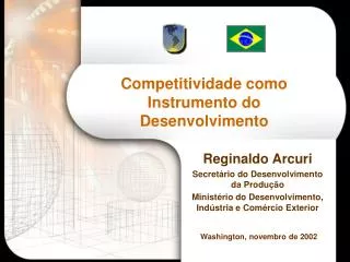 competitividade como instrumento do desenvolvimento