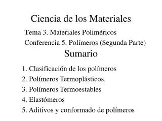 ciencia de los materiales