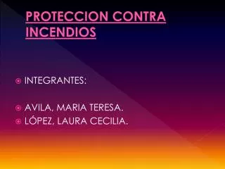 proteccion contra incendios