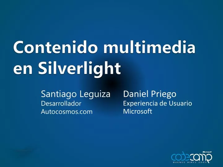 contenido multimedia en silverlight