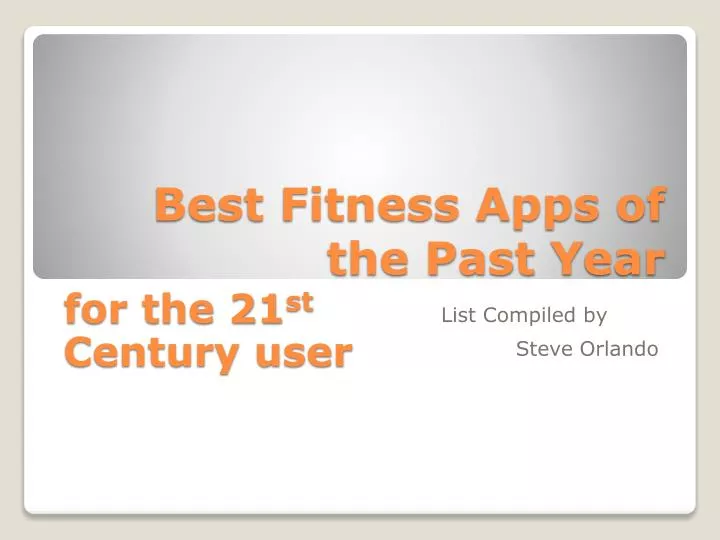 best fitness apps of the past y ear