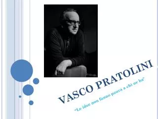 vasco pratolini