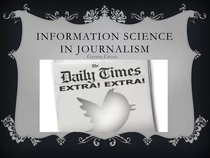 information science in journalism