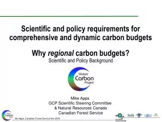 Why regional carbon budgets? Scientific and Policy Background