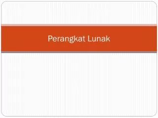 perangkat lunak