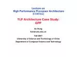 Lecture on High Performance Processor Architecture ( CS05162 ) - slide 1