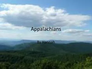 appalachians