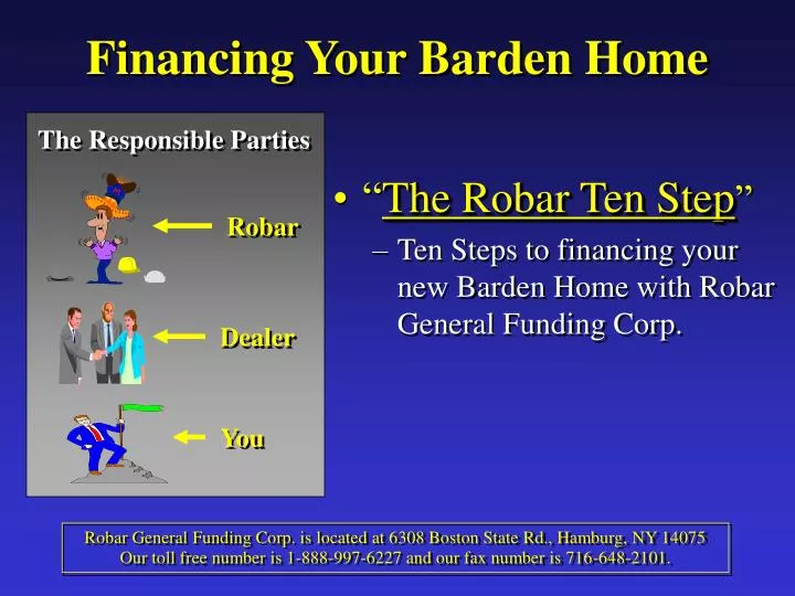 financing your barden home