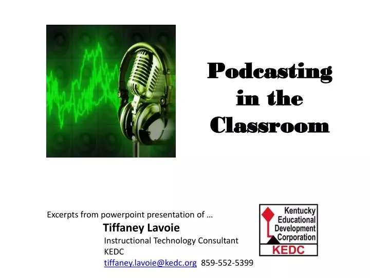 podcasting in the classroom