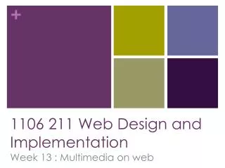 1106 211 web design and implementation