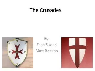 The Crusades