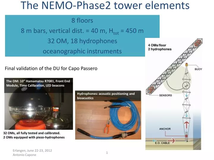 the nemo phase2 tower elements
