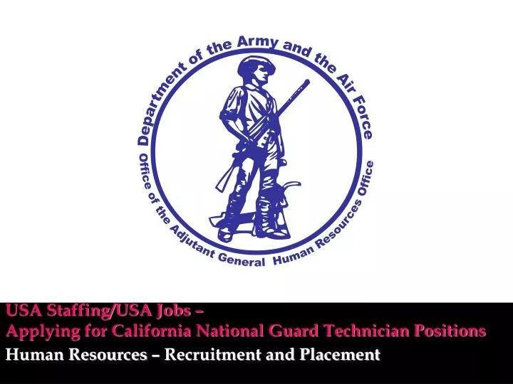 usa staffing usa jobs applying for california national guard technician positions