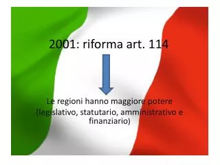 2001 riforma art 114