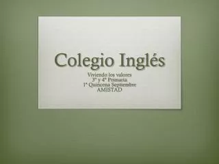 colegio ingl s