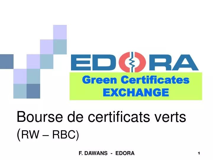 bourse de certificats verts rw rbc