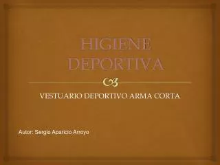 higiene deportiva