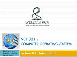 Net 321 : Computer Operating System