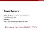 Carnegie Mellon - slide 1