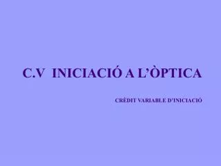 c v iniciaci a l ptica cr dit variable d iniciaci