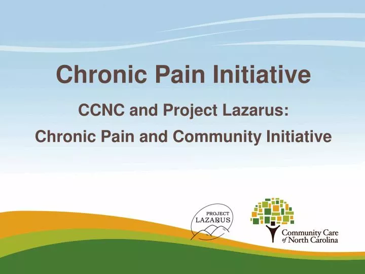chronic pain initiative