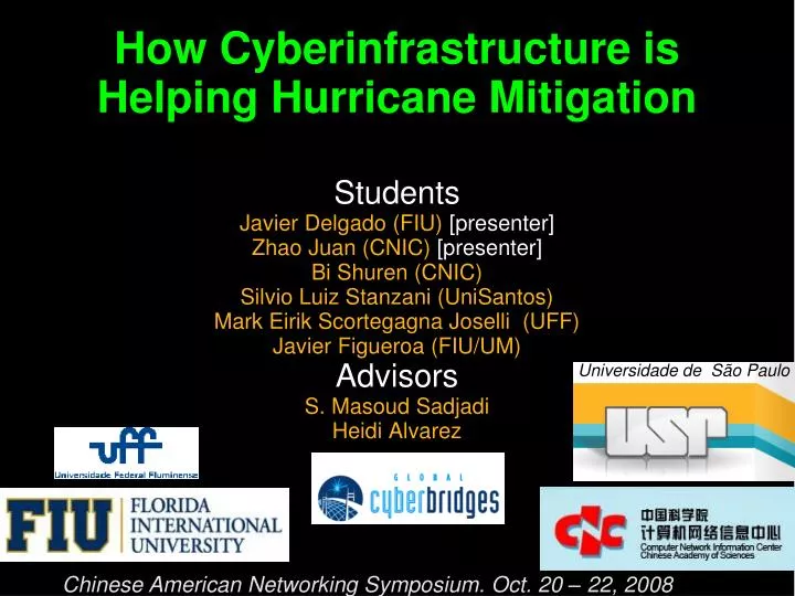 how cyberinfrastructure is helping hurricane mitigation