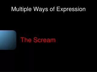 Multiple Ways of Expression