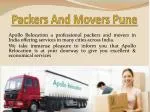 Movers And Packers In Pune - slide 1