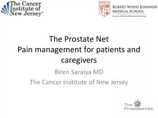 The Prostate Net Pain management for patients and caregivers