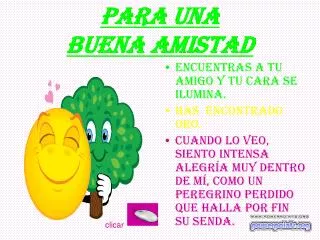 para una buena amistad