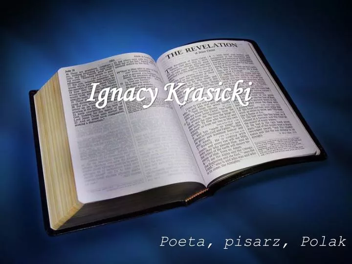 ignacy krasicki