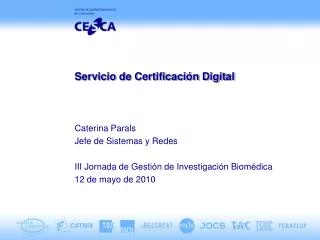 servicio de certificaci n digital