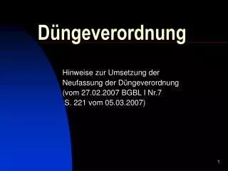 d ngeverordnung