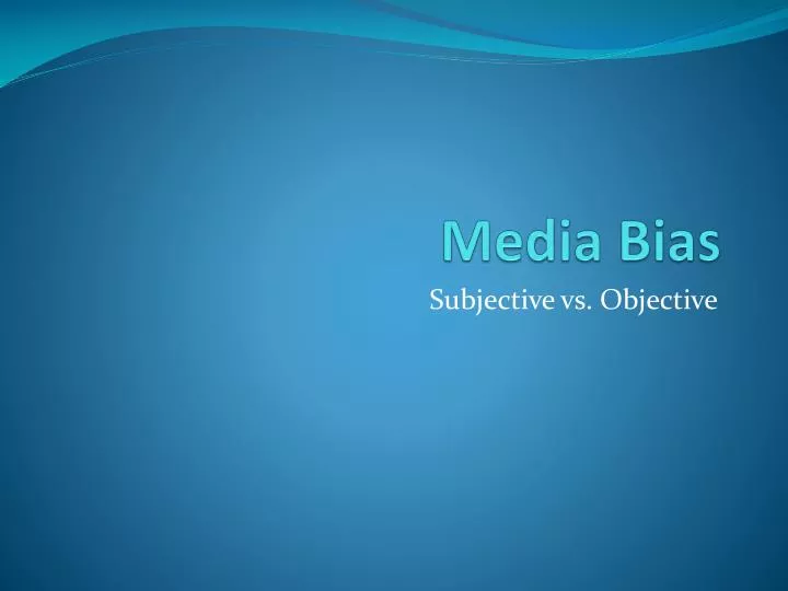 media bias