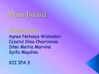 main board