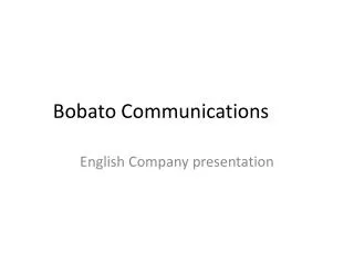 Bobato Communications