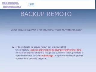 backup remoto