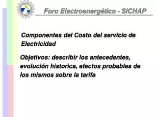 foro electroenerg tico sichap