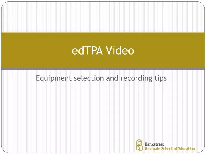 edtpa video